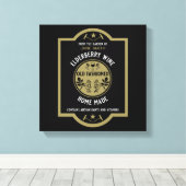 Aangepaste zelfgemaakte vlierbes canvas afdruk (Insitu (Houten vloer))