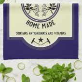 Aangepaste zelfgemaakte vlierbes Drinken Theedoek (Gevouwen)