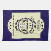 Aangepaste zelfgemaakte vlierbes Drinken Theedoek (Horizontaal)