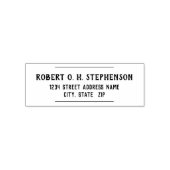 Aangepaste zelfinkerende adresstempel  zelfinktende stempel (Design)