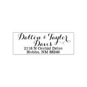 Aangepaste Zelfinking-adresstempel Zelfinktende Stempel (Design)