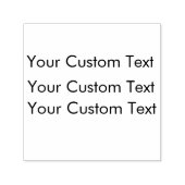 Aangepaste Zelfinking Rubber Stamp - Tot 3 Lijnen Zelfinktende Stempel (Design)