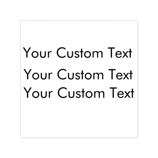 Aangepaste Zelfinking Rubber Stamp - Tot 3 Lijnen Zelfinktende Stempel (Design)