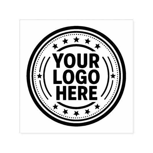 Aangepaste zelfinktende rubberen stempel met uw Lo (Design)