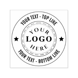 Aangepaste Zelfinktstempel met Logo en Bedrijf Inf Zelfinktende Stempel