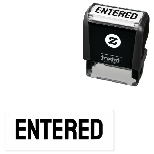 Aangepaste zelfinktstempel van het document ingevo zelfinktende stempel (In situ)