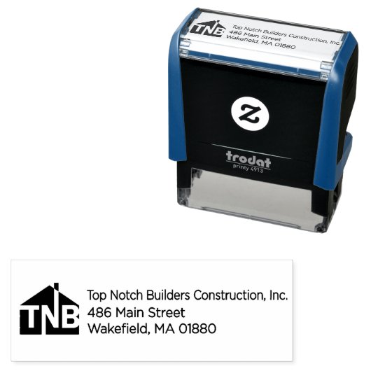 Aangepaste zelfinktstempel  zelfinktende stempel (In situ)