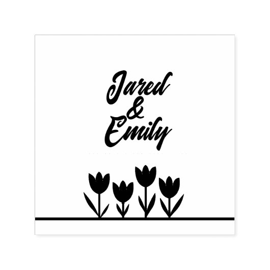 Aangepaste zelfversterkende rubberstempel  zelfinktende stempel (Design)