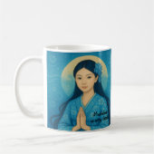 Aangepaste zen Meditatie kunst Mindfulness Yoga Bl Koffiemok (Links)