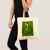 Aangepaste Zen Meditatie Whimsical Art Mindfulness Tote Bag (Voorkant (product))