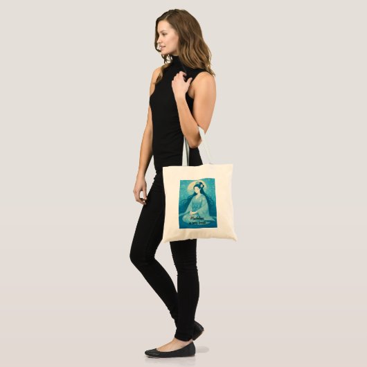 Aangepaste Zen Meditatie Whimsical Art Mindfulness Tote Bag (Voorkant (model))