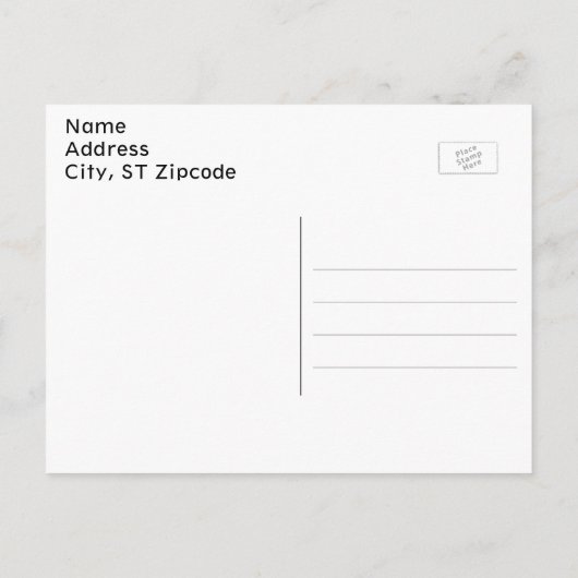 Aangepaste zen tuin, monarch vlinder | Trendy Briefkaart (Achterkant)