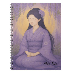 Aangepaste Zen Yoga Meditatie Mindfulness Art Paar Notitieboek