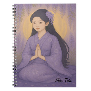 Aangepaste Zen Yoga Meditatie Mindfulness Art Paar Notitieboek