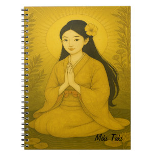 Aangepaste Zen Yoga Meditatie Mindfulness Art Yell Notitieboek