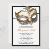 Aangepaste zestien Masquerade Ball-uitnodigingen Kaart (Voorkant)