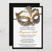 Aangepaste zestien Masquerade Ball-uitnodigingen Kaart (Voorkant / Achterkant)