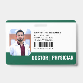 Aangepaste Ziekenhuis Arts Dokter Groen Badge