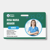 Aangepaste ziekenhuis- en zakelijke ID-badges - Gr Badge (Voorzijde)