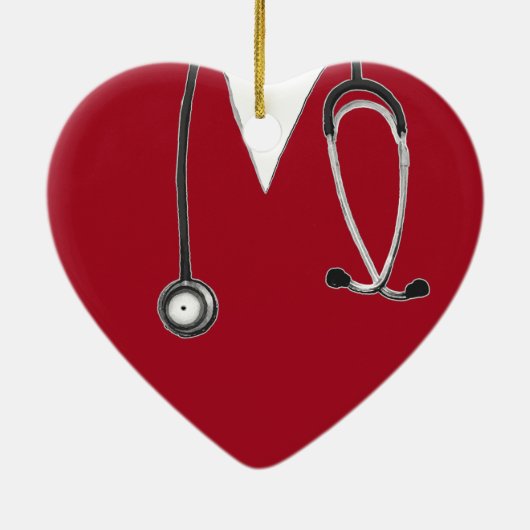 Aangepaste ziekteverwekker keramisch ornament (Achterkant)