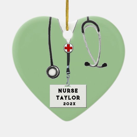 Aangepaste ziekteverwekker keramisch ornament (Achterkant)