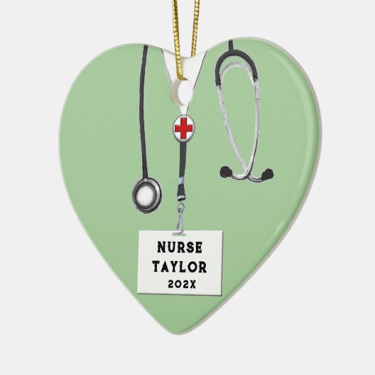 Aangepaste ziekteverwekker keramisch ornament (Links)