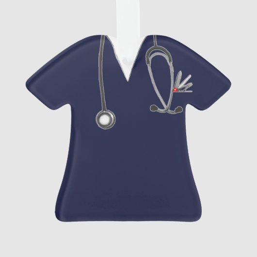 Aangepaste ziekteverwekker ornament (achterkant)