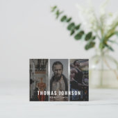 Aangepaste Zilveren Fitness Coach Social Media 3 F Visitekaartje (Staand voorkant)