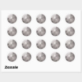 Aangepaste zilverfolie afstudeercertificaat zegel (Vel)