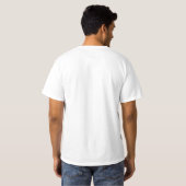 Aangepaste Zipper Skeleton-naam t-shirt (Achterkant volledig)