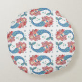 Aangepaste zitting voor Zeemeermin Rond Kussen (Achterkant)