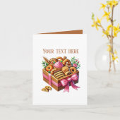 Aangepaste zoete doos van Cute Bakery Kaart (Gele Bloem)