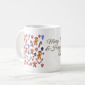 Aangepaste zoete Feestdagen Koffiemok (Voorkant links)