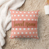 Aangepaste Zoete Thuis Pastel Stip Kussen Decorati (Deken)