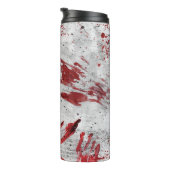 Aangepaste Zombie Blood Travel Mug Thermosbeker (Geroteerd rechts)