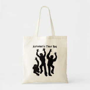 Aangepaste Zombie Halloween Treat Bag Tote Bag