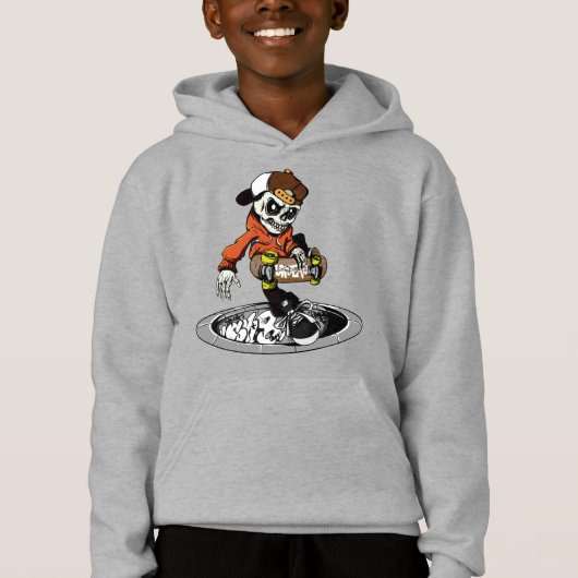 Aangepaste Zombie Skater-naam shirten en jassen (Voorkant)