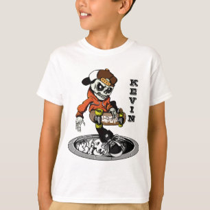 Aangepaste Zombie Skater-naam shirten en jassen T-shirt