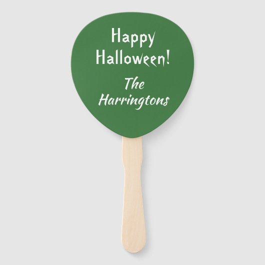 Aangepaste Zombie-tekstventilatorset Handwaaier (Achterkant)