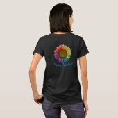 Aangepaste Zomer Blooms Vakantie T-shirt (Achterkant volledig)