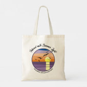 Aangepaste zomer zonsondergang evenement Sale Bran Tote Bag (Achterkant)
