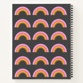 Aangepaste zomercampagne Diary Pink Rainbow Notitieboek (Achterkant)