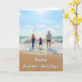 Aangepaste zomercard met foto - Personaliseer uw f Kaart (Gele Bloem)