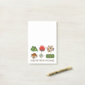 Aangepaste zomerkamp Camping Hiking Post Post-it® Notes (Op bureau)