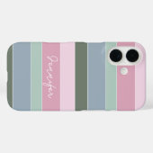Aangepaste Zomerkleuren Kleurenblok Strepen Case-Mate iPhone Case (Achterkant (horizontaal))