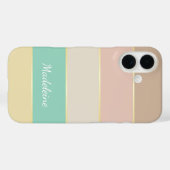 Aangepaste Zomerkleuren Kleurenblok Strepen Case-Mate iPhone Case (Achterkant (horizontaal))