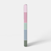 Aangepaste Zomerkleuren Kleurenblok Strepen Samsung Galaxy Hoesje (Linkerkant)