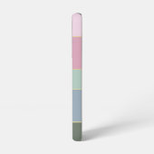 Aangepaste Zomerkleuren Kleurenblok Strepen Samsung Galaxy Hoesje (Linkerkant)