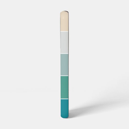 Aangepaste Zomerkleuren Kleurenblok Strepen Samsung Galaxy Hoesje (Linkerkant)