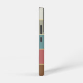 Aangepaste Zomerkleuren Kleurenblok Strepen Samsung Galaxy Hoesje (Rechterkant)